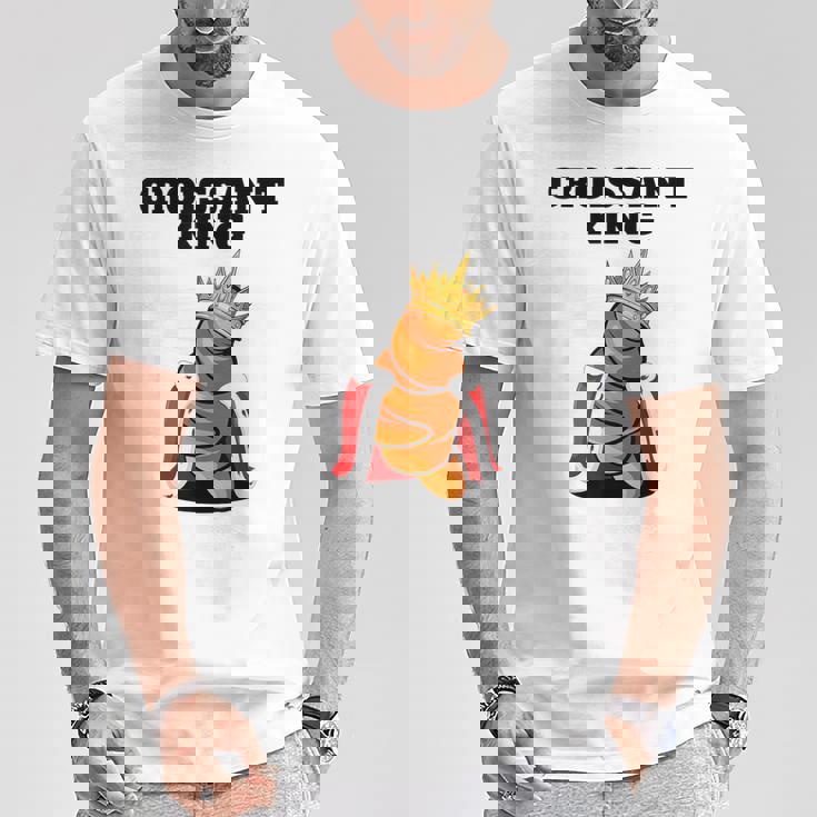 クロワッサンキング Tシャツ 面白い贈り物