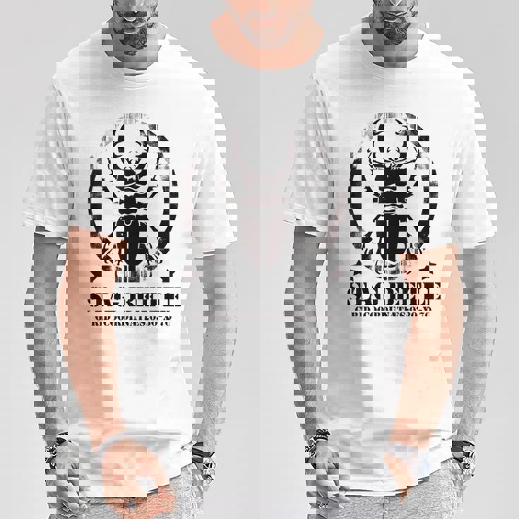 クワガタムシ昆虫コレクターデザイン Tシャツ 面白い贈り物