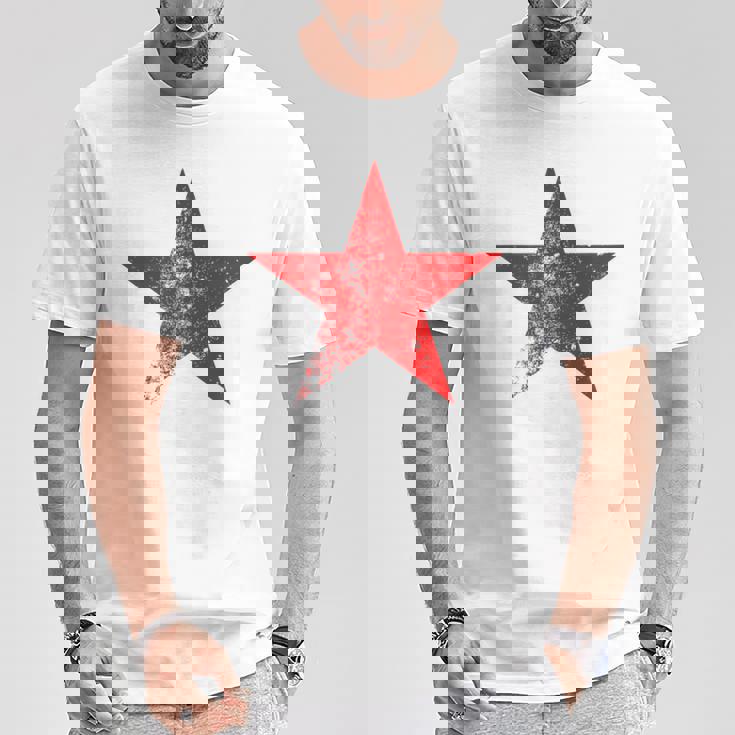 クールレッドスター Tシャツ 面白い贈り物