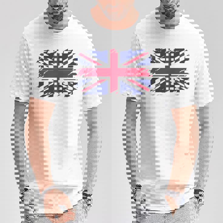 グウェントuk、イギリスの国旗、ユニオンフラッググウェント 長袖tシャツ Tシャツ 面白い贈り物