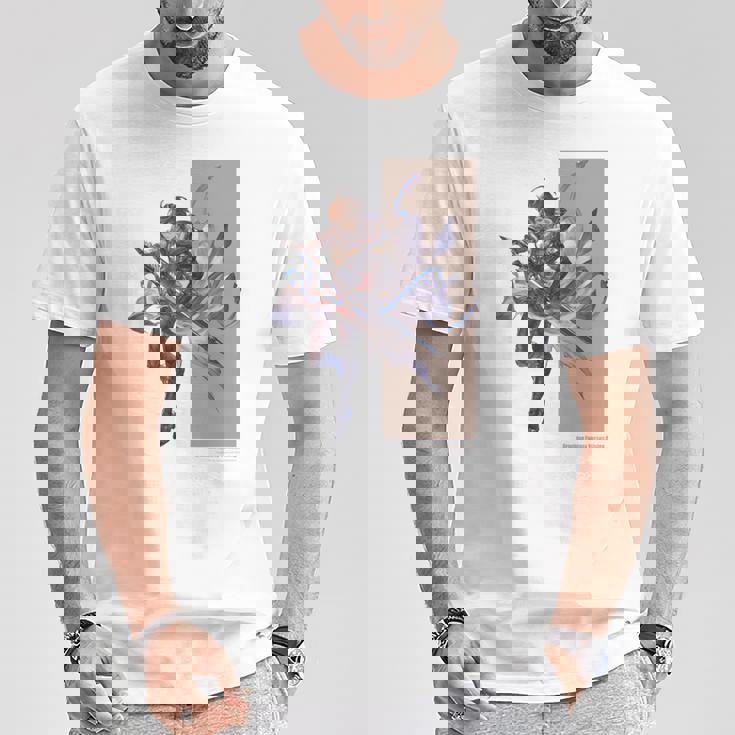 グランブルーファンタジーヴァーサス -ライジング- サンダルフォン 長袖tシャツ Tシャツ 面白い贈り物