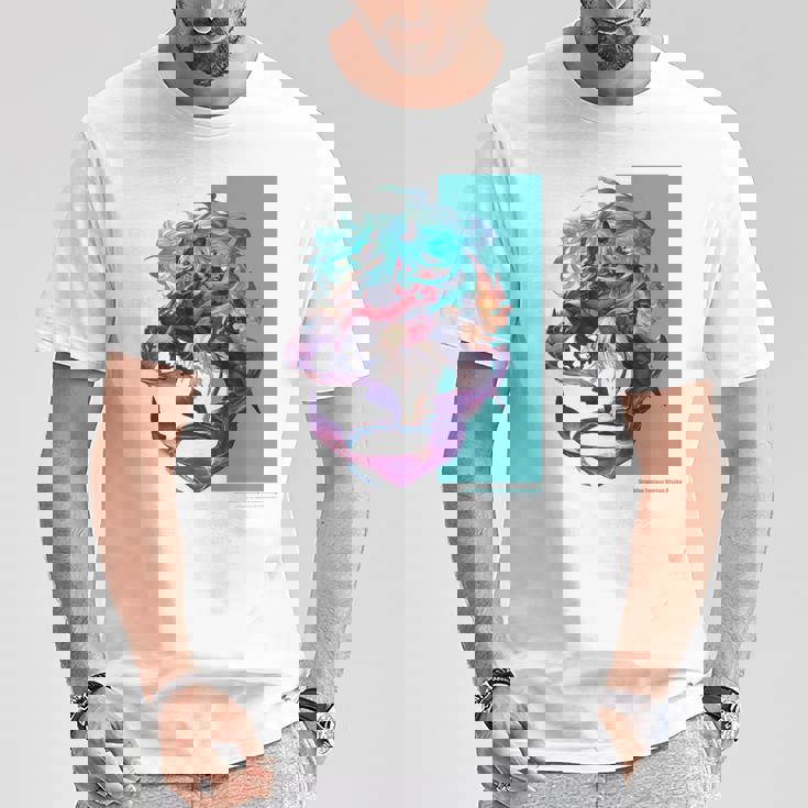 グランブルーファンタジーヴァーサス -ライジング- ヴェルサシア 長袖tシャツ Tシャツ 面白い贈り物