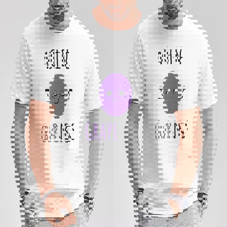 グレープネスを実現する カワイイスタイルグレープ Tシャツ 面白い贈り物