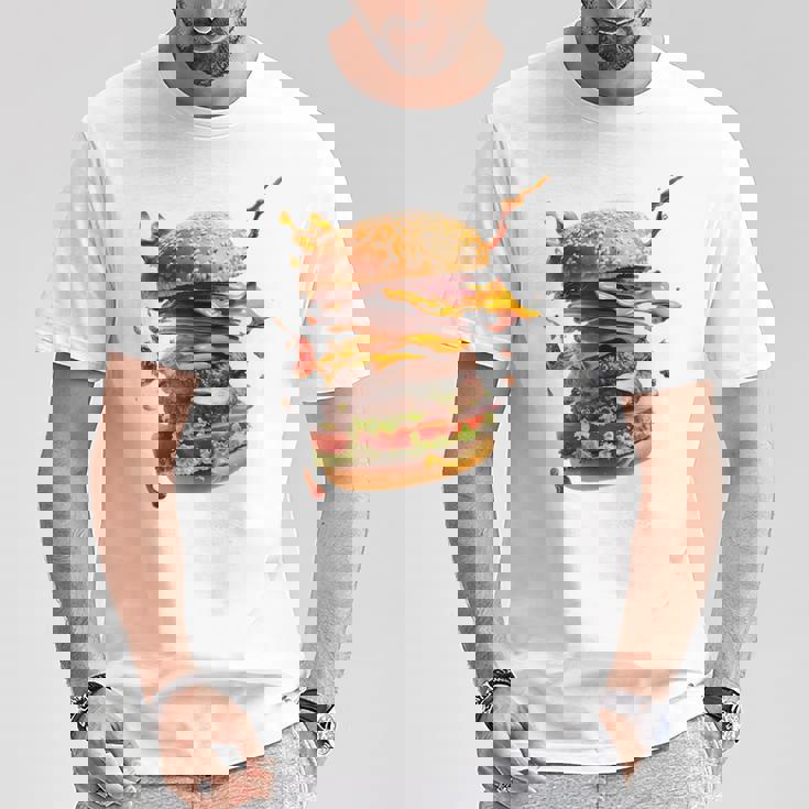 コスチュームバーガー Tシャツ 面白い贈り物