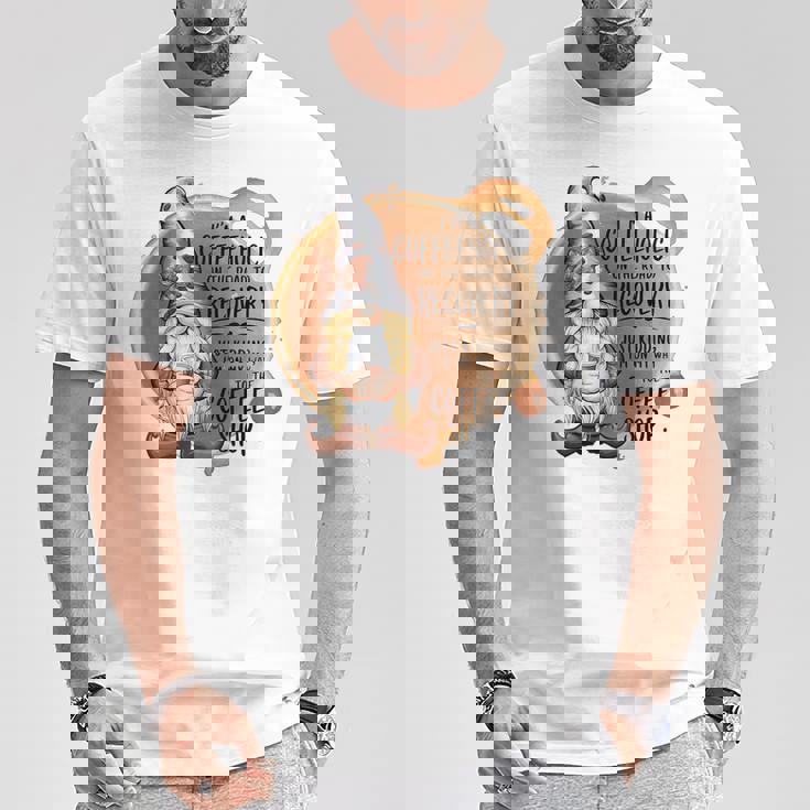 コーヒーホリック ノーム On The Road To Recovery Coffee Lover Tシャツ 面白い贈り物