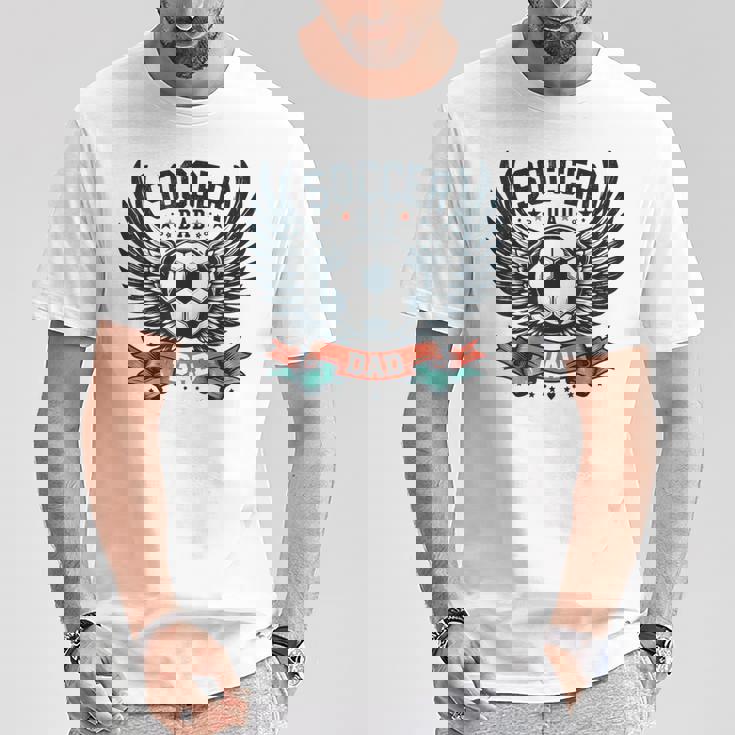 サッカー お父さん 家族 お揃い お父さん 父の日 Tシャツ 面白い贈り物