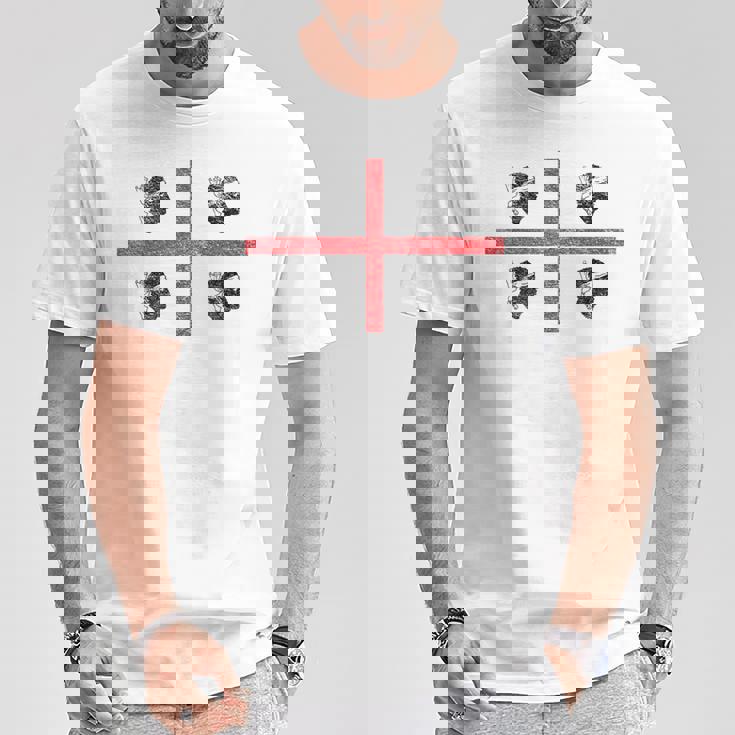 サルデーニャ国旗 イタリア 4 ムーア人 Tシャツ 面白い贈り物