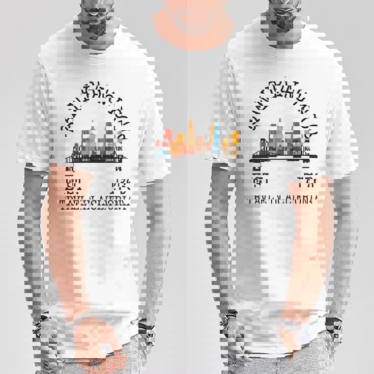 サンフランシスコ お土産 スカイライン サンフランシスコ メンズ レディース Tシャツ 面白い贈り物