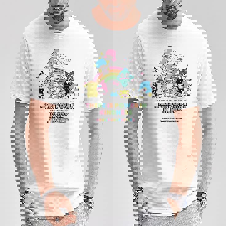 サンリオキャラクターズ Usデザイン レインボー 長袖tシャツ Tシャツ 面白い贈り物