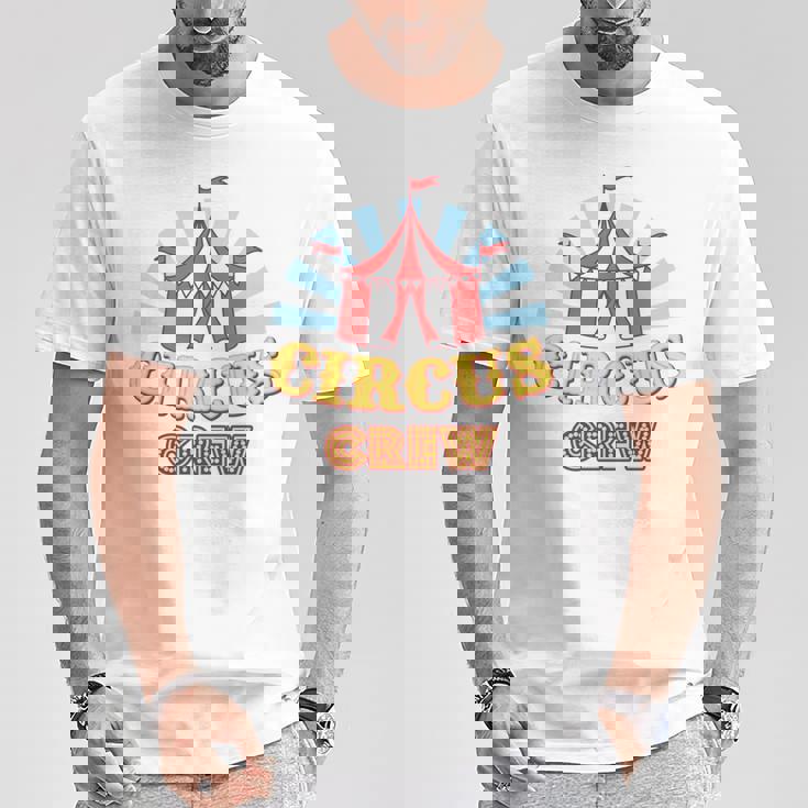 サーカスクルー–楽しいカラフルな大人&キッズグラフィックデザイン 長袖tシャツ Tシャツ 面白い贈り物