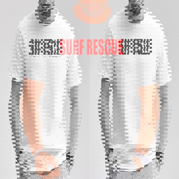 サーフレスキュービーチパトロールショアライフガード Tシャツ 面白い贈り物