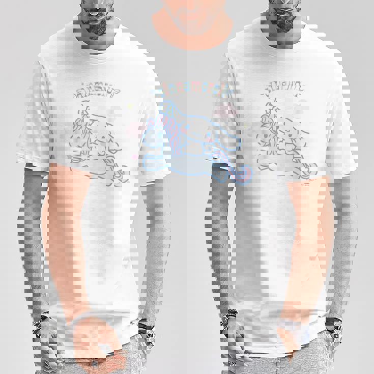 シナモロール ユニコーン ライトカラー Tシャツ 面白い贈り物