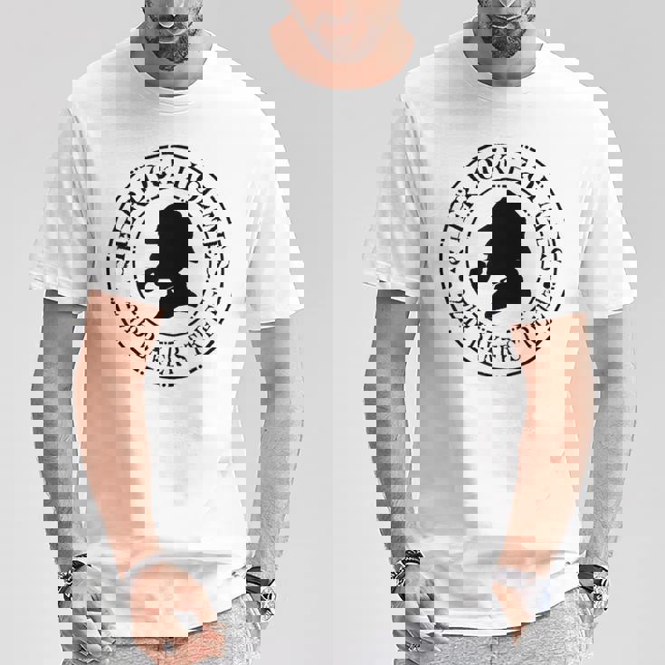 シャーロック・ホームズ 名言 221B ベーカー 聖英国探偵 Tシャツ 面白い贈り物