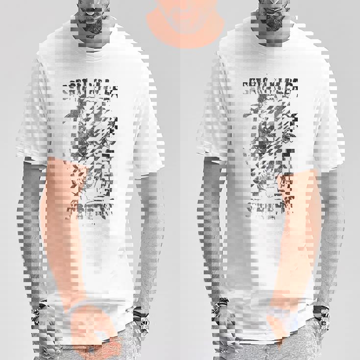 シリアルキラースターターキット ホラー映画 Tシャツ 面白い贈り物