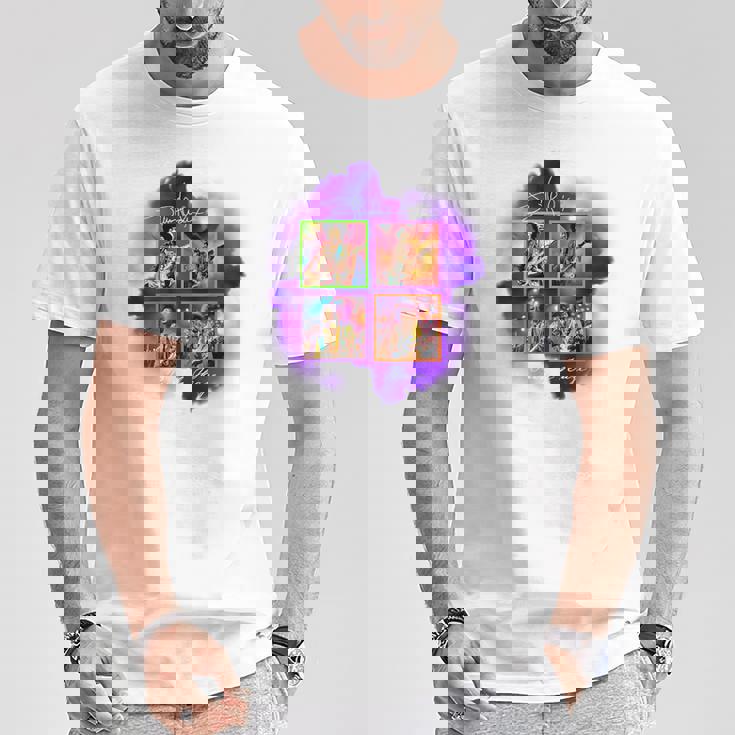 ジミヘンドリックス_004_Back Printed Tシャツ 面白い贈り物