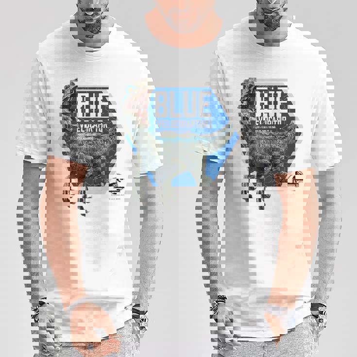 ジュラシック・ワールド Blue Data Tシャツ 面白い贈り物