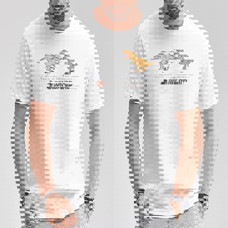 ジュラシック・ワールド インドミナスvsティラノサウルス Loose Illust Tシャツ 面白い贈り物