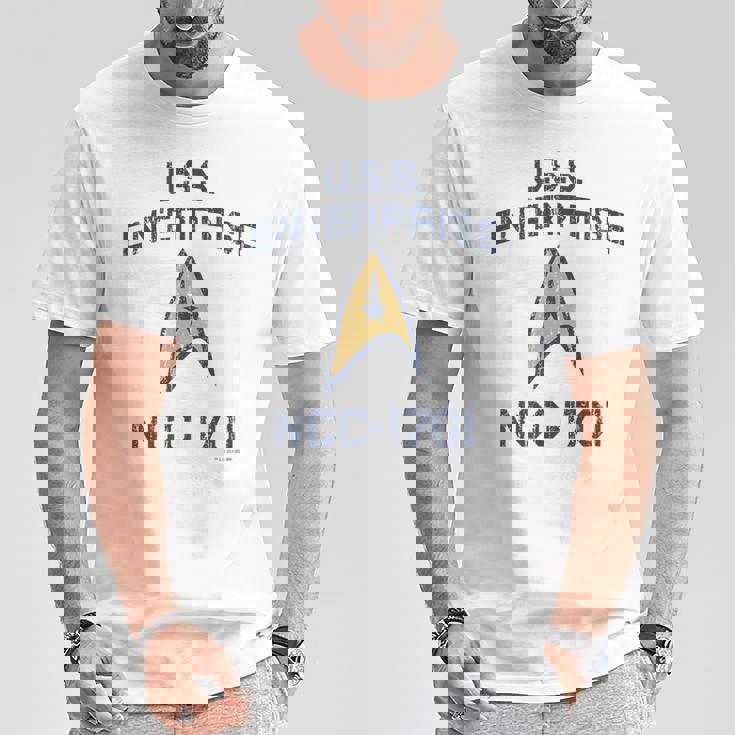 スタートレック オリジナルシリーズ エンタープライズ デルタ Tシャツ 面白い贈り物