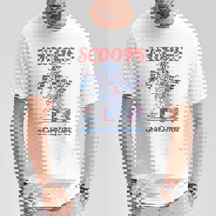 ストレンジャー・シングス スクープ アホイ アイスクリーム マスコット スターコート レトロ Tシャツ 面白い贈り物