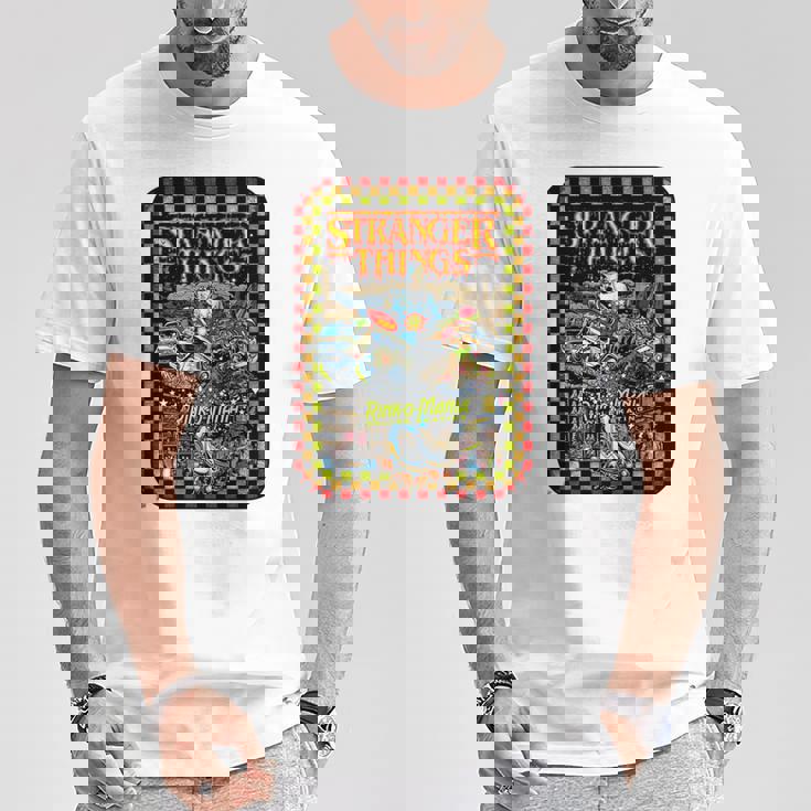 ストレンジャー・シングス プロモ コミック イレブン リンク O マニア レトロ 80年代 長袖tシャツ Tシャツ 面白い贈り物