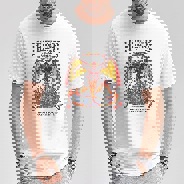 ストレンジャー・シングス ヘルファイア クラブ ポスター ホーキンス ハイ Dnd ギャング Tシャツ 面白い贈り物