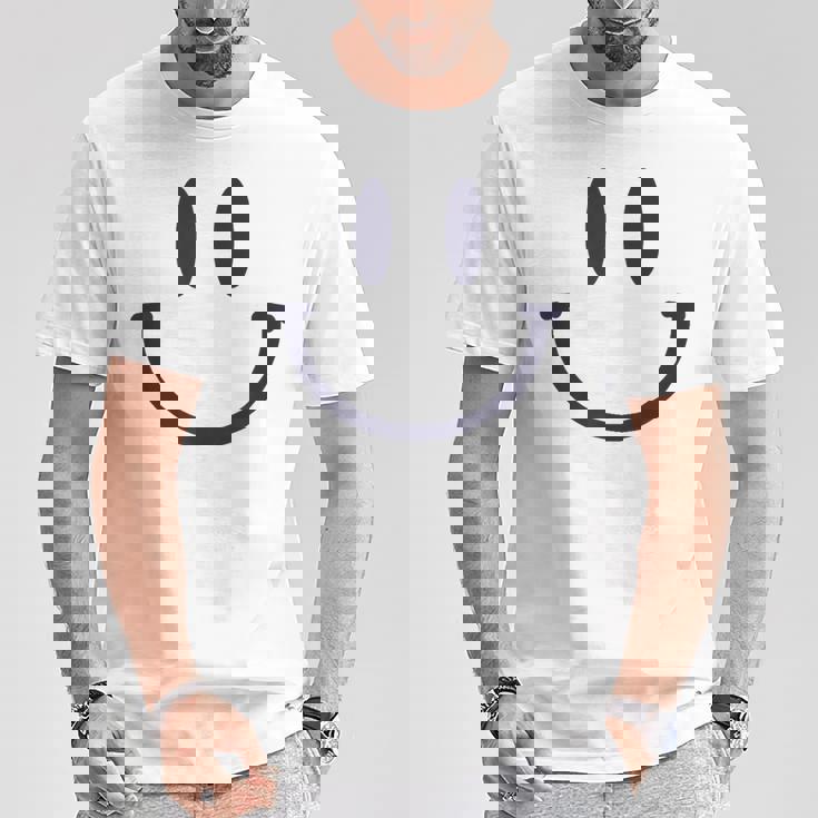 スマイリーフェイス キュート ポジティブ モチベーションアップ ハッピーススマイルフェイス Tシャツ 面白い贈り物