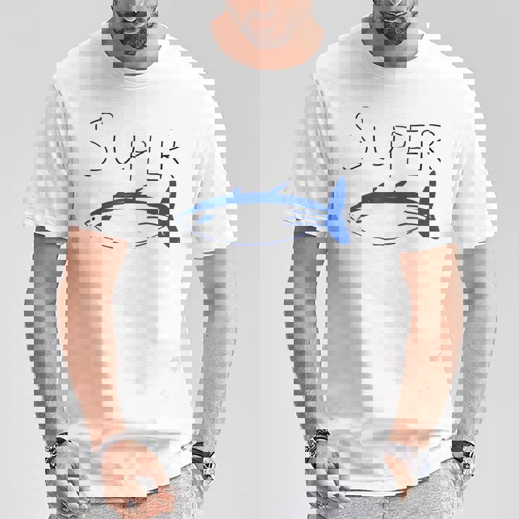 スーパー マグロ 魚 陸軍 友達 ギフト K-Pop Tシャツ 面白い贈り物