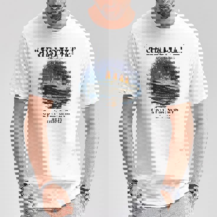 タイタニック・アヘッド フルクルーズ船 キャプテン・スミス 1912 タイタニック Tシャツ 面白い贈り物