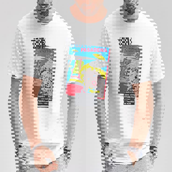 タワーレコード パサデナ レトロ ヴィンテージ 音楽 Tシャツ 面白い贈り物