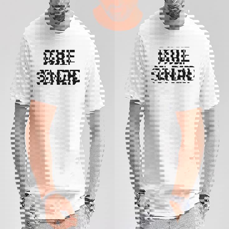 ダブルスタンダード Tシャツ 面白い贈り物