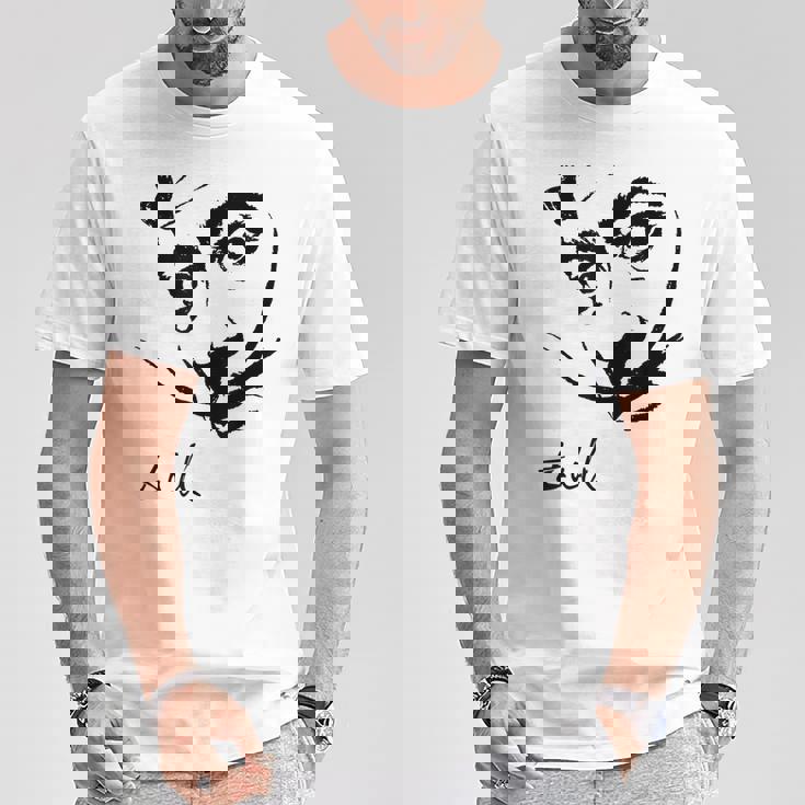 ダリの肖像画 Tシャツ 面白い贈り物