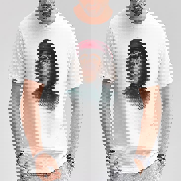 チェ ゲバラ チンパンジー Tシャツ 面白い贈り物