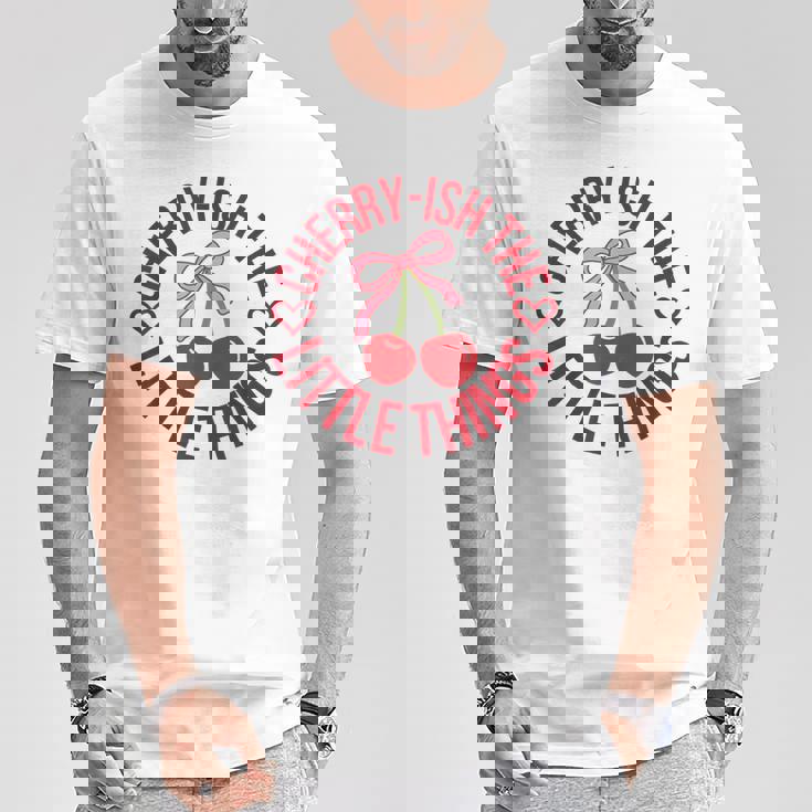 チェリーっぽいザ・リトル・シングス・ファニー・チェリッシュ・チェリー Tシャツ 面白い贈り物