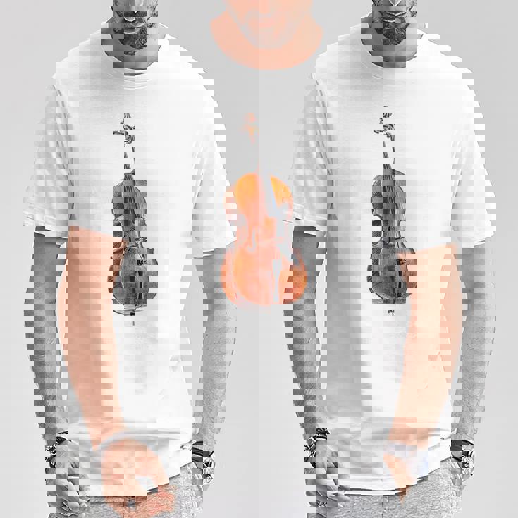 チェロ 楽器 モチーフ アート チェロ Tシャツ 面白い贈り物