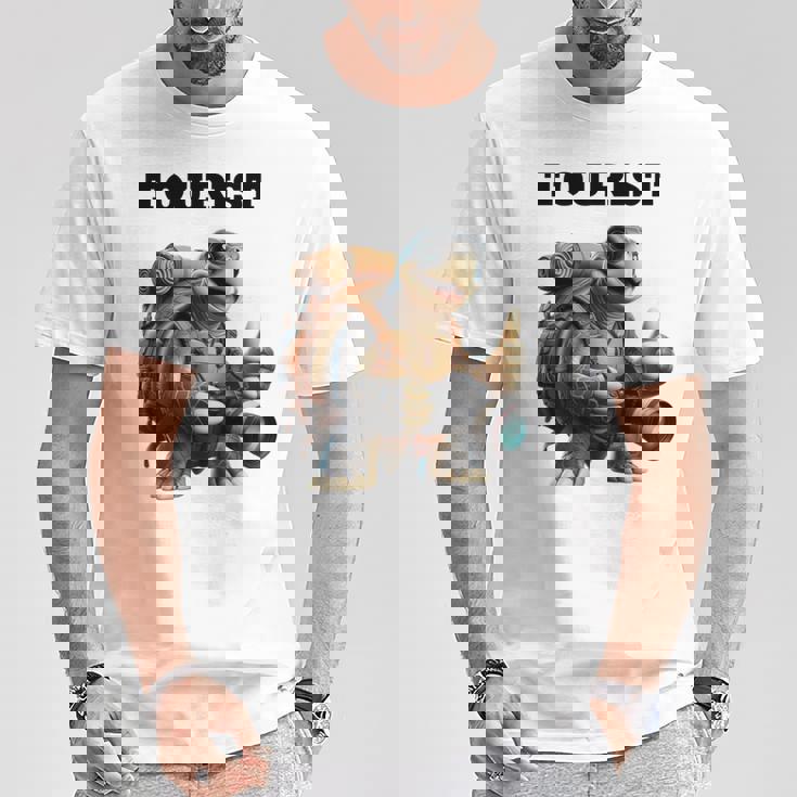 ツーリスト ウミガメ 家族 男性 女性 男の子 女の子 キッズ 大人 長袖tシャツ Tシャツ 面白い贈り物