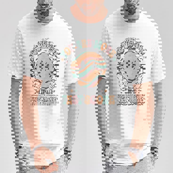 テスト先生 グルーヴィースマイル あなたはテスト結果以上のものです Tシャツ 面白い贈り物