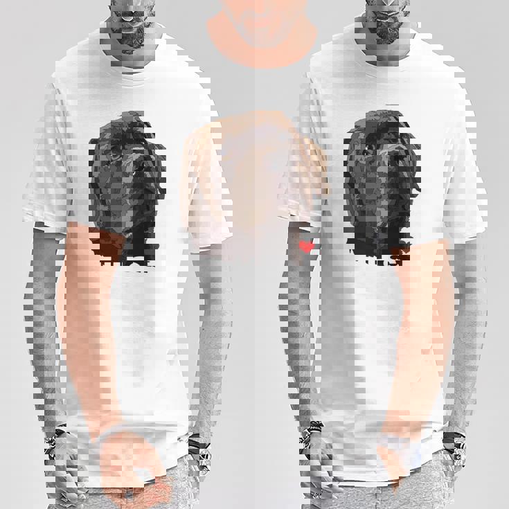 ディス・イズ・ラブ・チョコレート・ラボ 長袖tシャツ Tシャツ 面白い贈り物