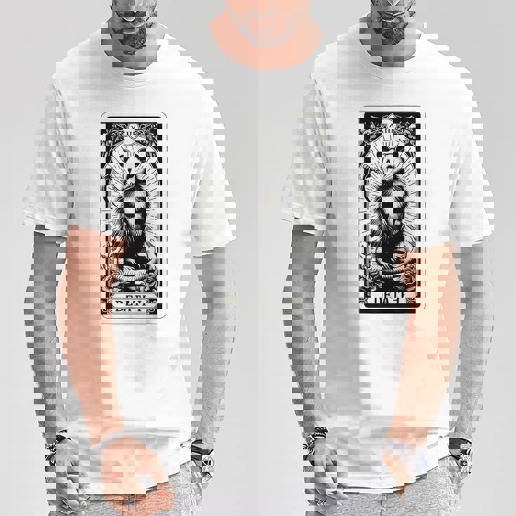 デス・ポッサム・タロット・カード 死神 ゴス ブラッククラフト オポッサム Tシャツ 面白い贈り物