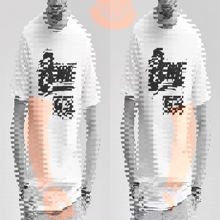 デヴィッド・ボウイ・ダイアモンド・ドッグス 1974 Tシャツ 面白い贈り物