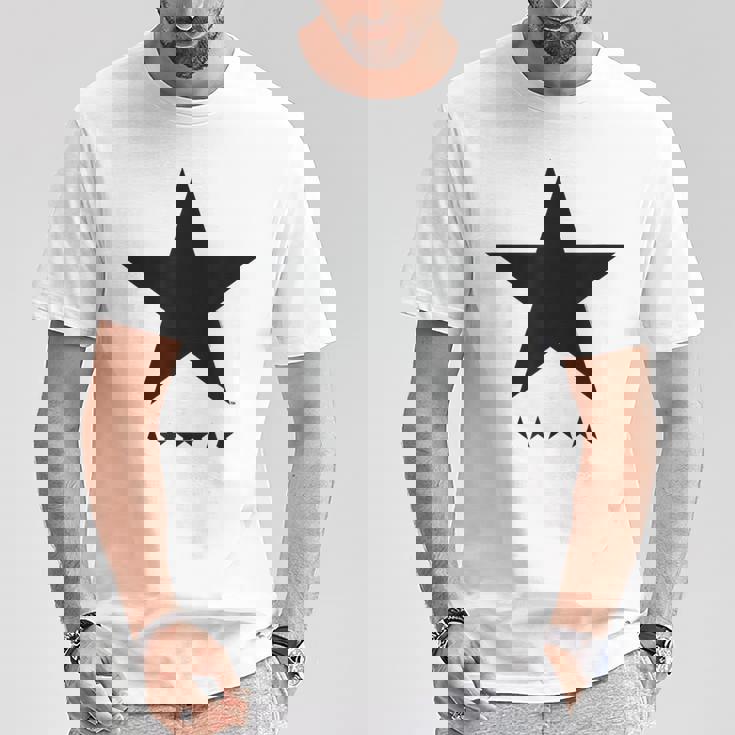 デヴィッド・ボウイ音楽ロックスターロゴ Tシャツ 面白い贈り物