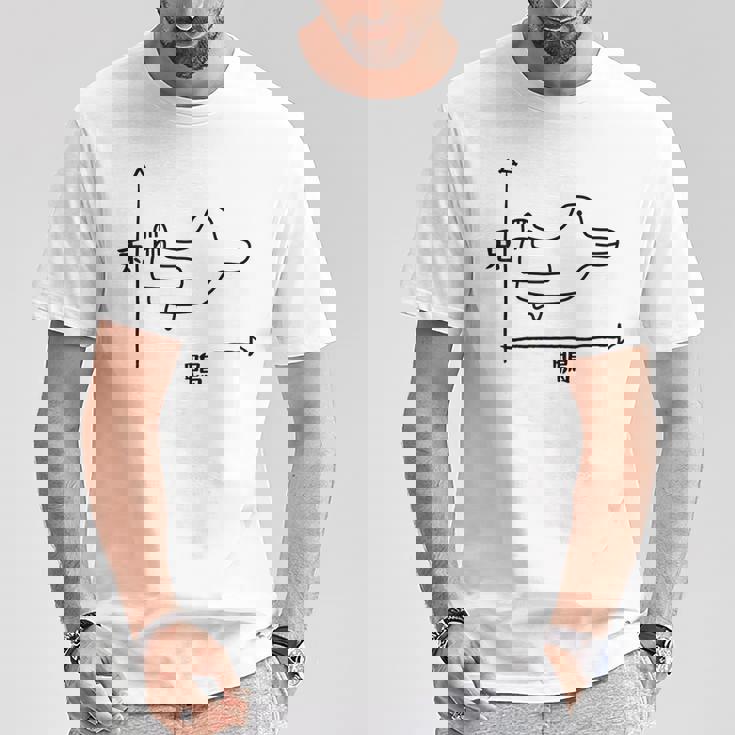 トリックアート うさぎとカモ 兎と鴨 おもしろデザイン だまし絵 兎 鴨 グラフ Tシャツ 面白い贈り物