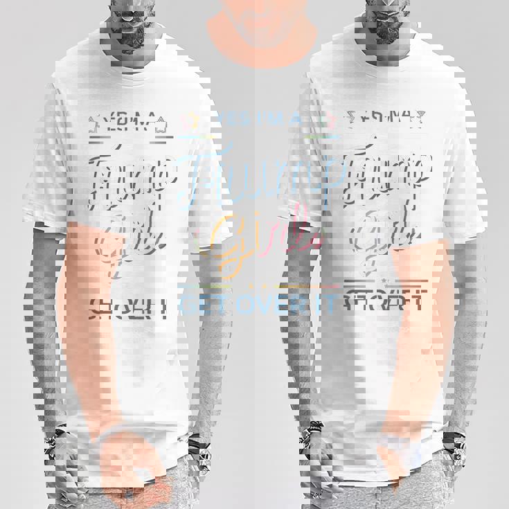 ドナルド・トランプ2024のかわいいトランプガール Tシャツ 面白い贈り物