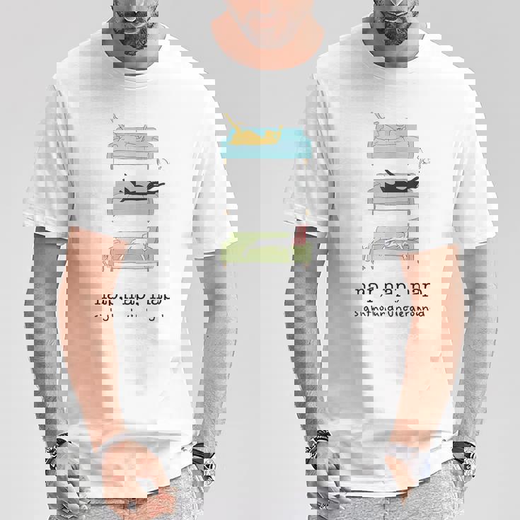 ナップティー-グレイハウンドガルゴウィペットサルーキサイトハウンド Tシャツ 面白い贈り物