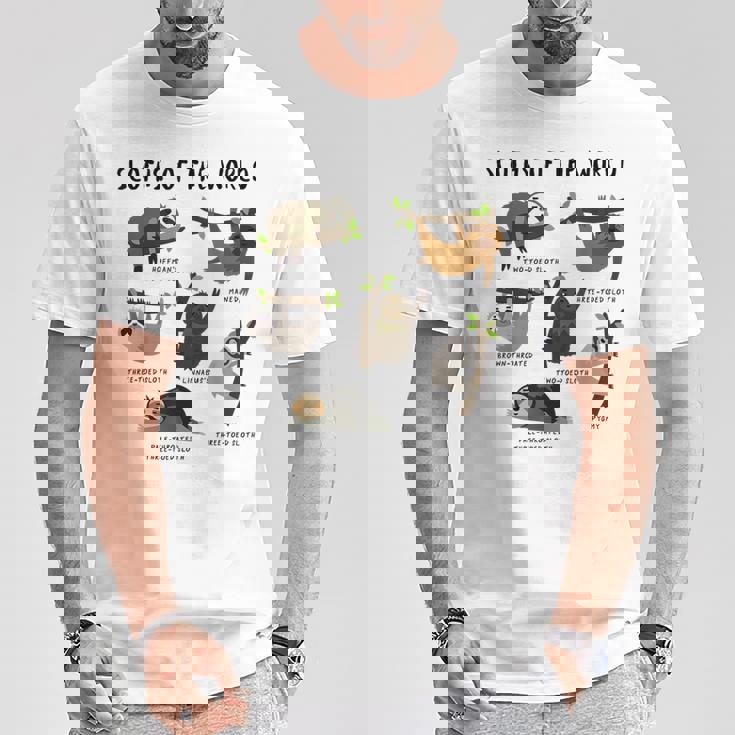 ナマケモノ 面白い動物 キュート ナマケモノ 恋人 ギフト Tシャツ 面白い贈り物