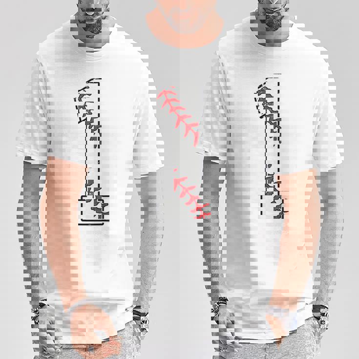 ナンバー1 ベースボールジャージー ナンバー1 背面にプリント Tシャツ 面白い贈り物