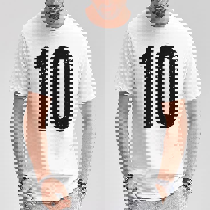 ナンバー10 Tシャツ 面白い贈り物