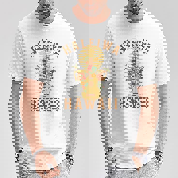 ハレイワ ハワイ ビーチ 夏休み Tシャツ 面白い贈り物