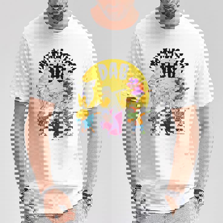 ハロウィン ダビングゾンビ 魔女と怪獣 男の子 女の子 キッズ Tシャツ 面白い贈り物