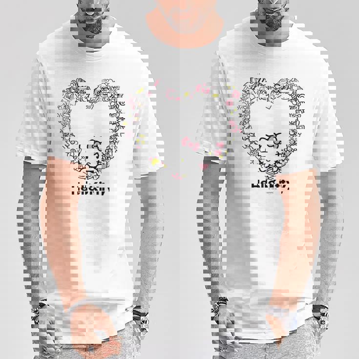 ハローキティ Usデザイン ハート Tシャツ 面白い贈り物