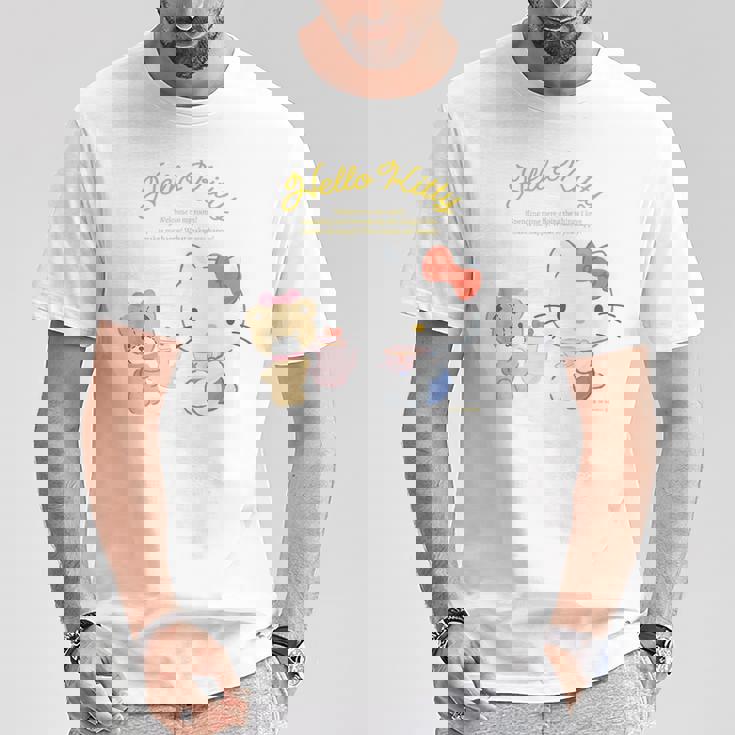 ハローキティ ハピネスマイルーム Tシャツ 面白い贈り物